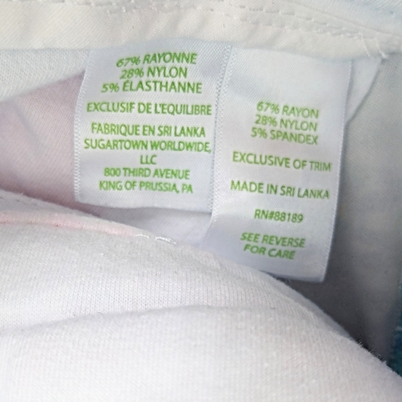 Lilly Pulitzer Darci Knit Shorts Blue Grotto Commotion in the Ocean - Picture 14 of 14